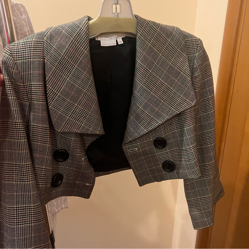 Cropped Blazer Jacket - image 1